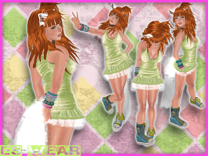 ESW_Spot Dress_Lime