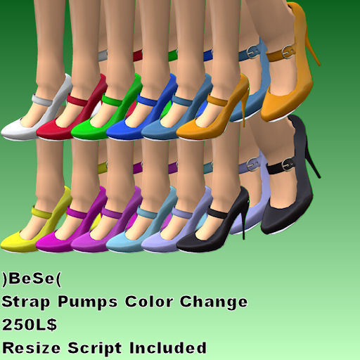 )BeSe(  Strap Pumps CC