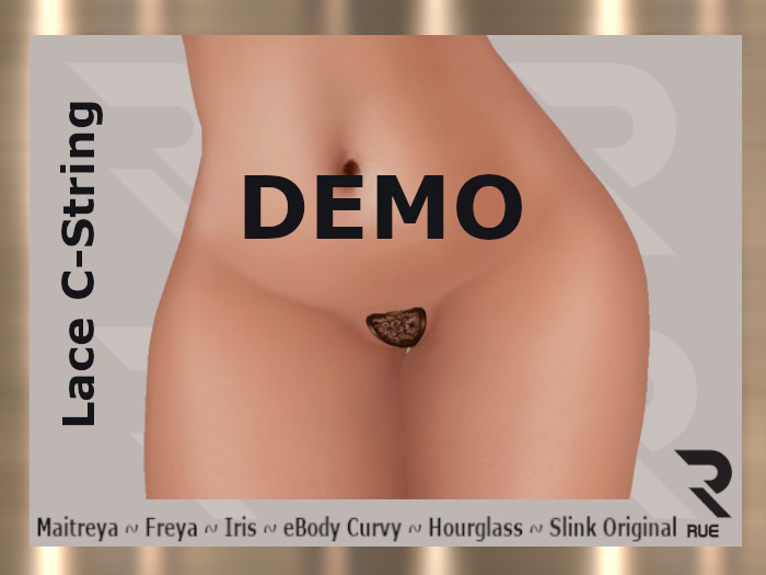 :: RUE :: Lace C-String - 5 MIN DEMO