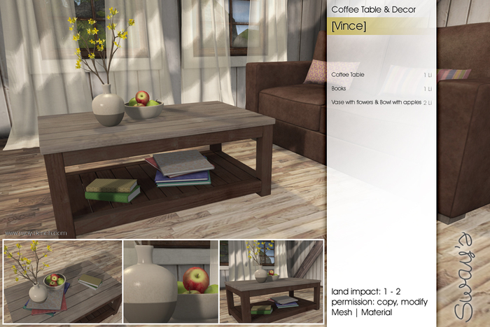Sway's [Vince] Coffee Table & Decor
