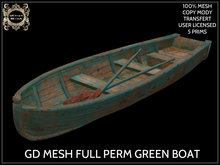 GD MESH FULL PERM GREEN BOAT