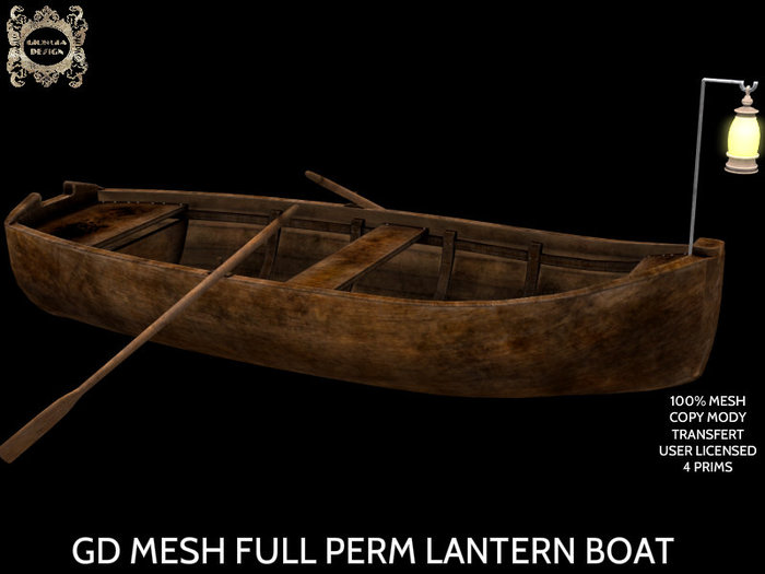 GD MESH FULL PERM LANTERN BOAT
