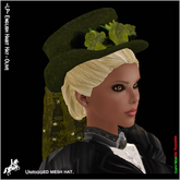 ~LP~ English Habit Hat - Olive [Add & Click]