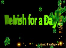 SPD-*⊱•Be Irish For  A day! Sign <mesh Flashing sign-TOUCH for particle menu