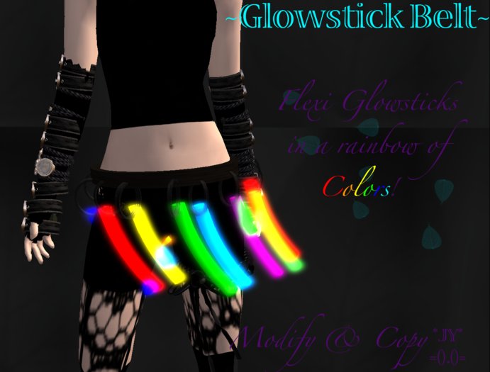 =().()=  Glowstick Belt