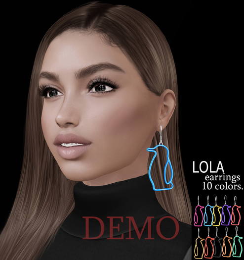 ★LOLA Earrings 10 Colors★DEMO★