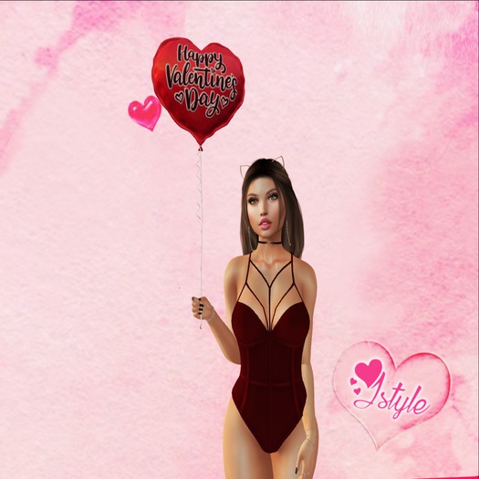 !!JSTYLE SAN VALENTIN BodySuit Nat