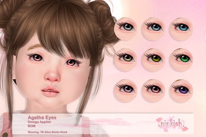 .Pinkish. Agatha Eyes