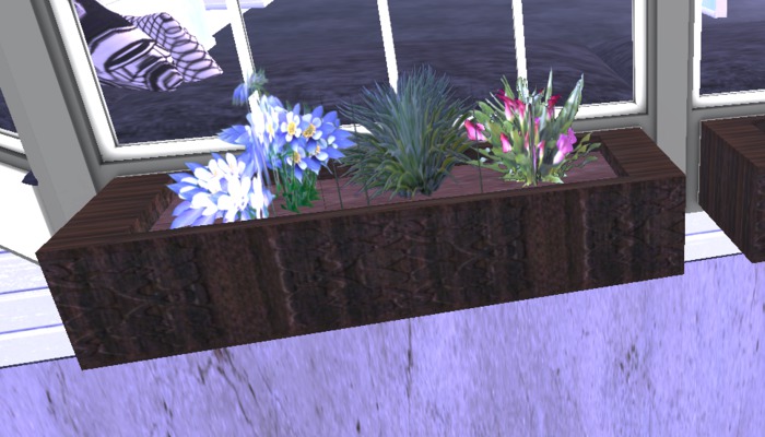 Mesh Wood Flower Boxes