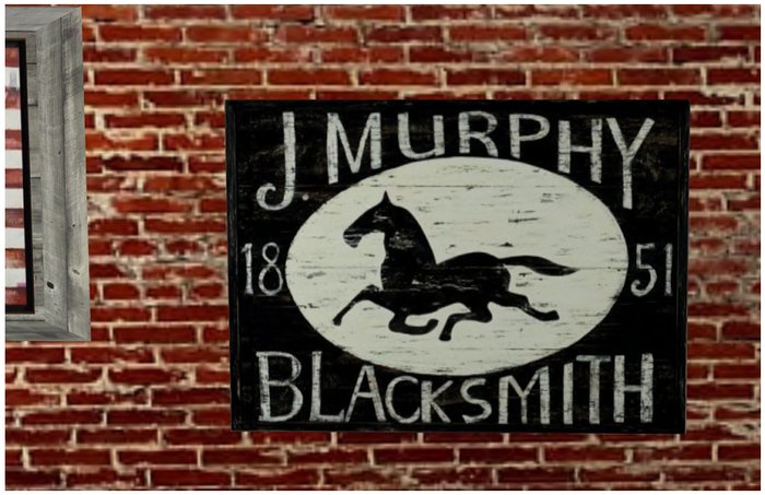 ANTIQUE BLACKSMITH HORSE WOOD 