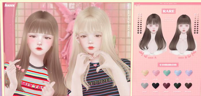 hxxx_ una hair gacha_ B RARE (BOX)