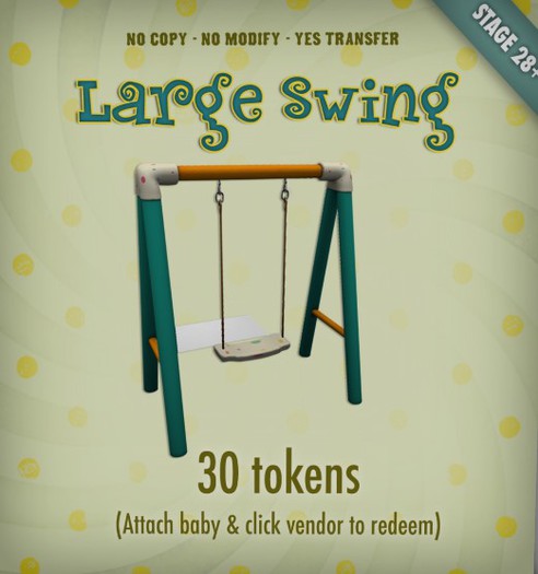 [Zooby Legacy Baby] Zooby Outside Swing Dots