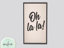 Ariskea[Kuche]  Oh la la Canvas