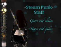 =().()=Steam punk staff