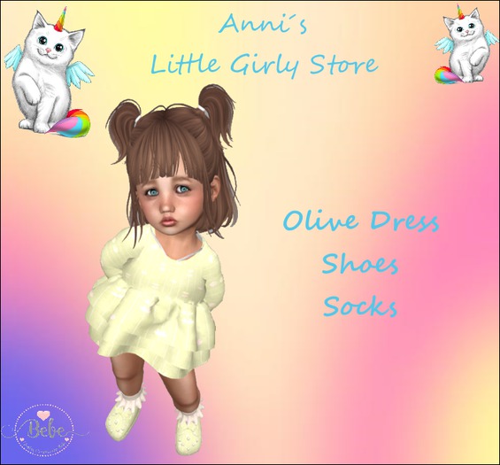 {ALGS}- Olive Dress (Bebe Size)