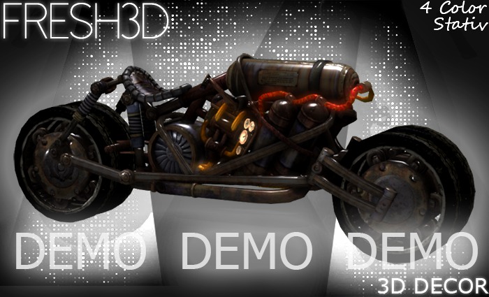 Fresh3D SteamPunk Motorcycles DEMO