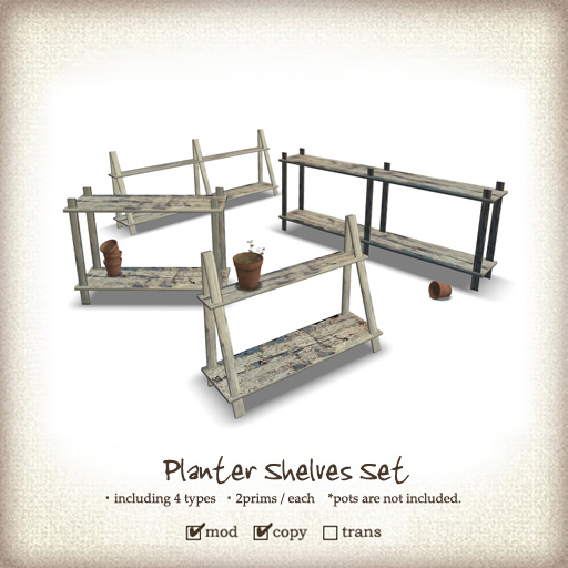 (iTuTu) planter shelves set