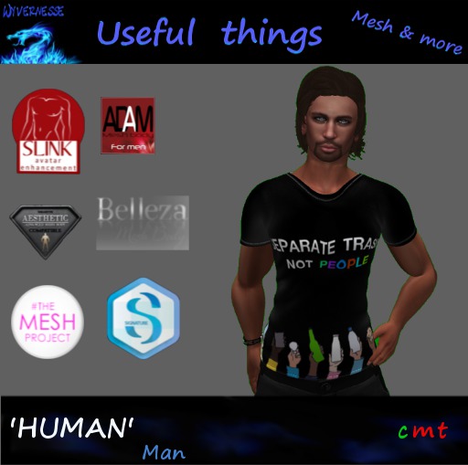 [Against Racism] Shirt HUMAN Man