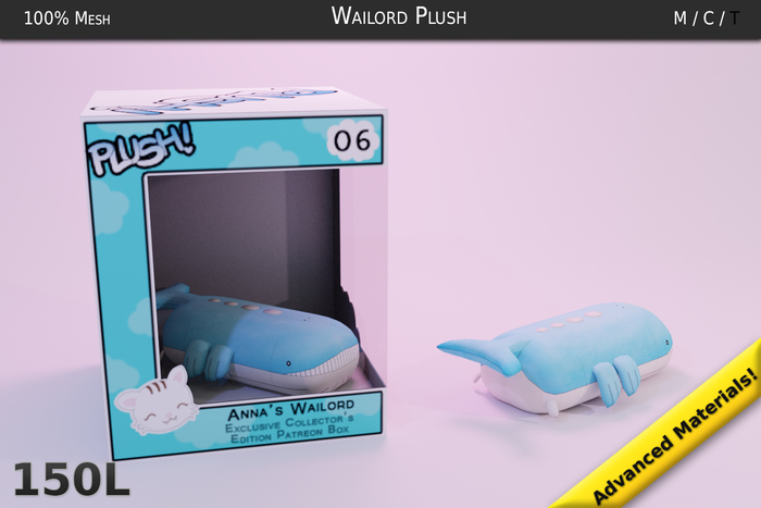 06. Wailord Plushie - Collector's Edition