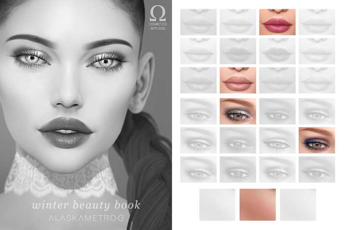 alaskametro<3 Winter Beauty Book TESTER | OMEGA applier HUD | Classic/Bakes-on-Mesh