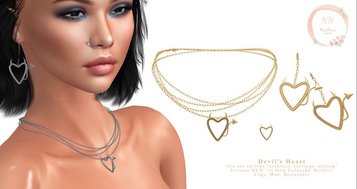 NaaNaa's Devil's Heart Set [Silver]