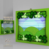!Lyrical B!zarre Templates! - Shamrock Frame 3 MESH FP