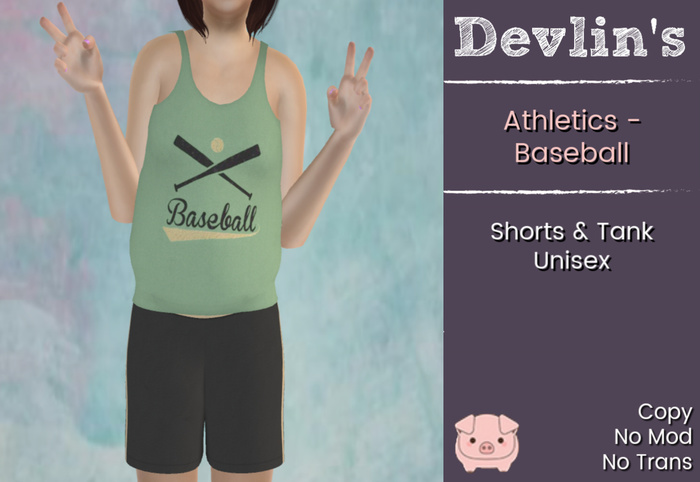Devlin's Piggu Athletics Baseball (wear)