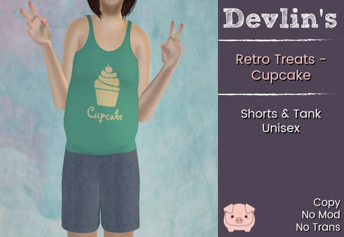 Devlin's - Piggu Jamie - Retro Treats (Cupcake)