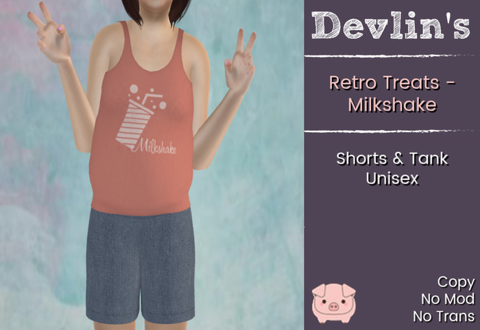 Devlin's Piggu Retro Milkshake (wear)