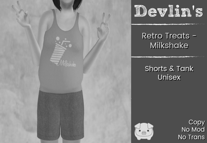 Devlin's Piggu Retro Milkshake DEMO (wear)