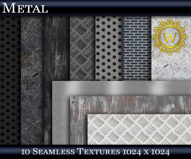 Metal 10 Seamless Textures - WonderWall