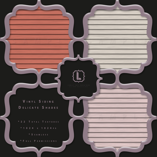 {L} Vinyl Siding-Delicate Shades