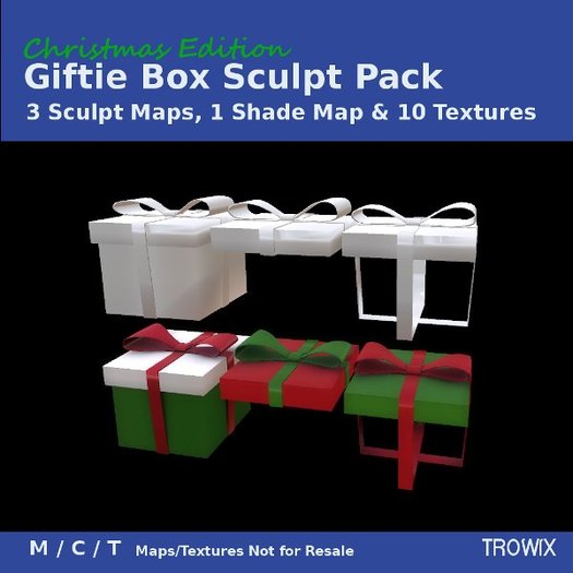 Trowix - Gift Box Christmas Sculpt Pack