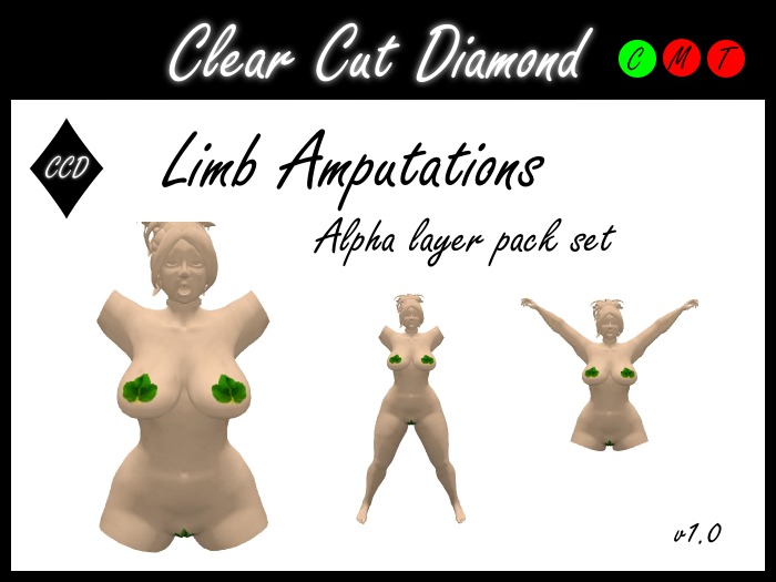 Limb Amputations Alpha layer pack set   v1 (by CCD)