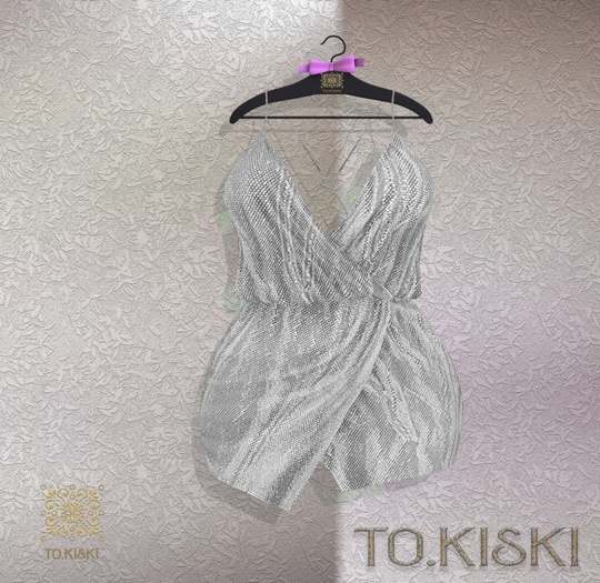 TO.KISKI - Aria cocktail dress / Silver (Add)