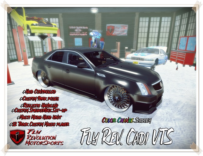 *** F.R.M.S.*** Fly Rev Cadi CTS-V Custom (Color Change) boxed