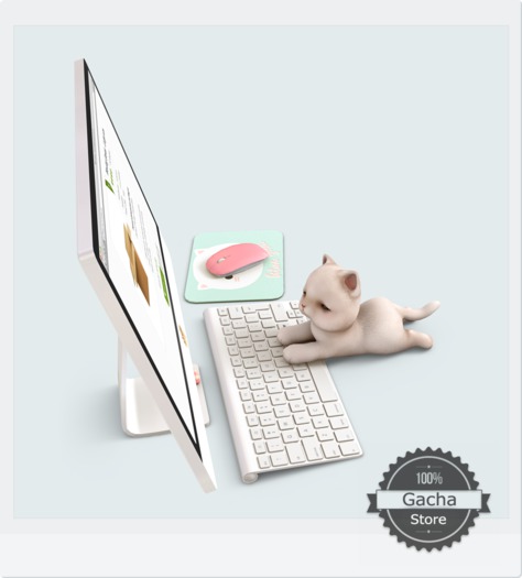 MishMish - Kitties go to market - Computer RARE