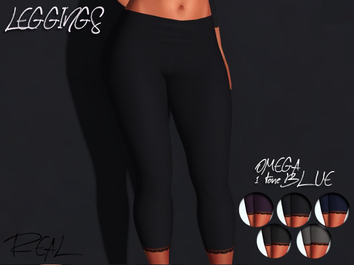 Blue tones*LEGGINGS*omega*Realmakeup*