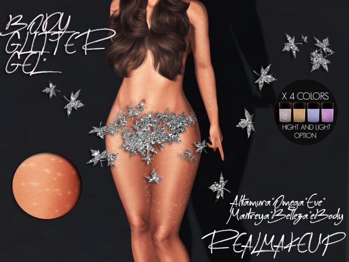 BODY GLITTER GEL*Realmakeup*