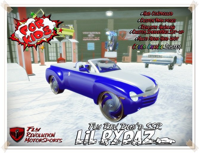 *** F.R.M.S.*** Lil' Rydaz Dub'd SSR Truck Shell Boxed