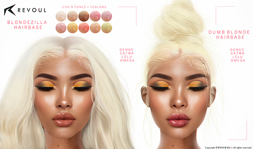 REVOUL - Blondezilla, Dumb Blonde Hairbase <3 / DELUXE (add me)