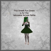 Yabusaka Female Petite Fun Dress 2 for St Patrick's day