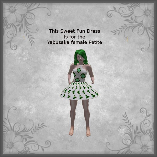 Yabusaka Female Petite Fun Dress for St Patricks day