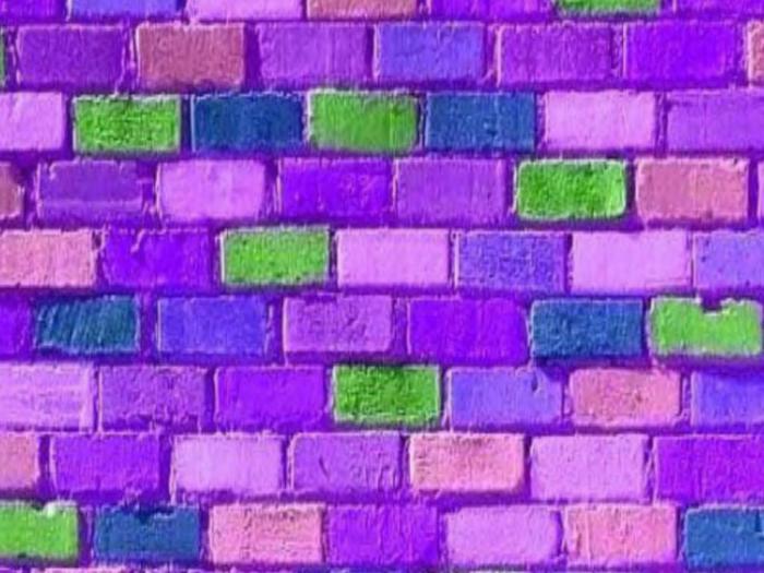 Purple Colored Bricks Texture