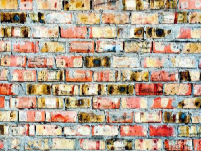 Rustic Colored Bricks Texture