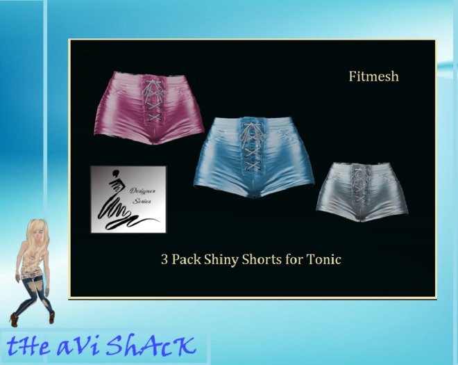 3 PACK ULTRA SHEEN SHORTS FOR TONIC