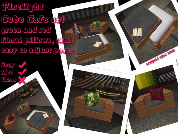 Firelight Cube Cafe Set