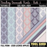 Tool Shed - Darling Damasks - Pack 2