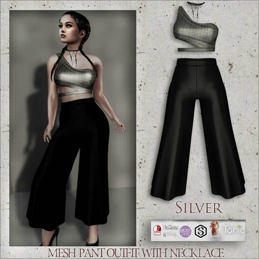Silver Pant outfit