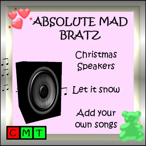 Christmas speakers Let it snow